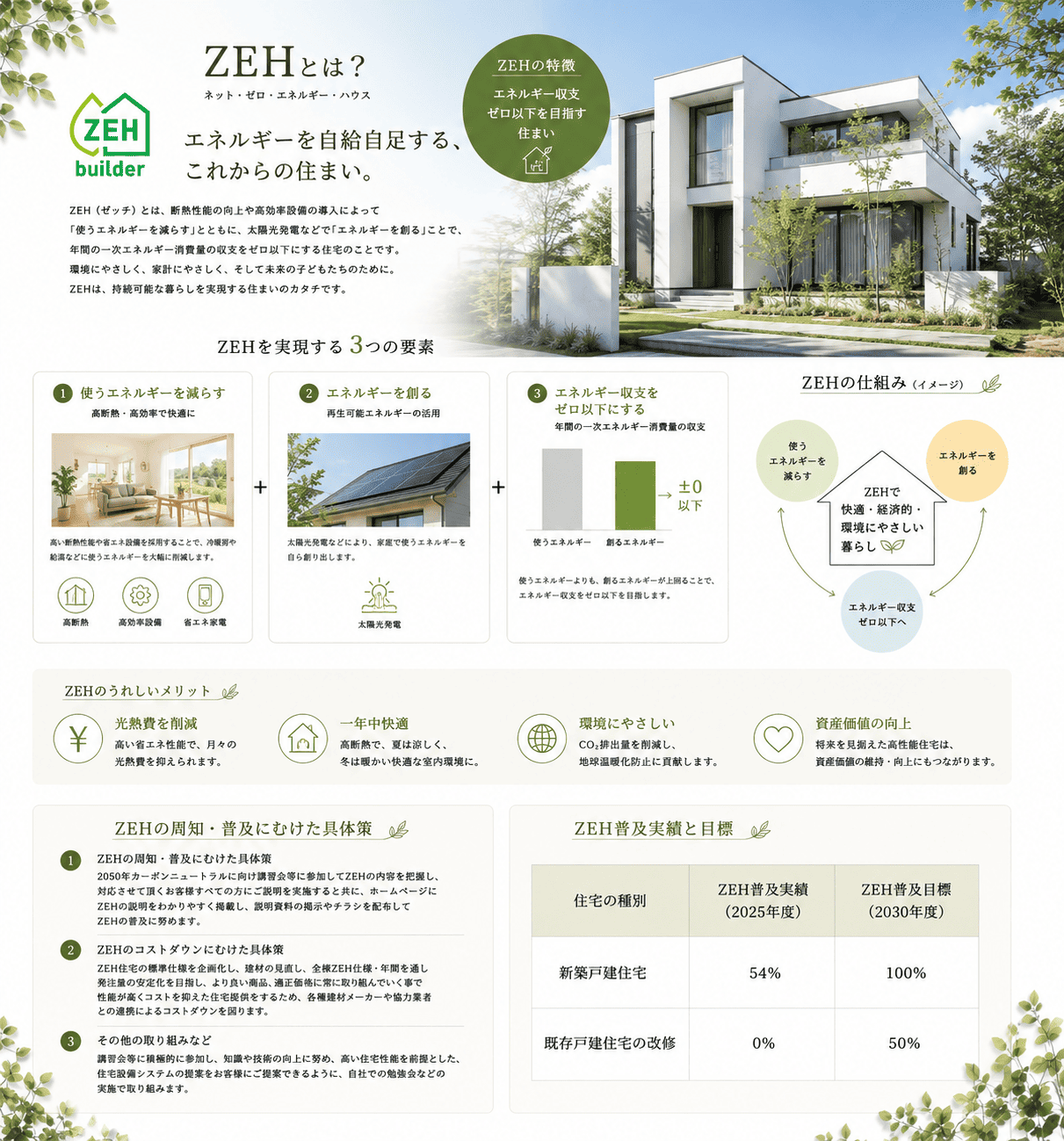 船橋建設 ZEH公表